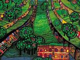 Kunstdruck von Hundertwasser Kunstdruck von Hundertwasser