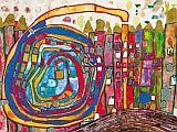 Kunstdruck von Hundertwasser