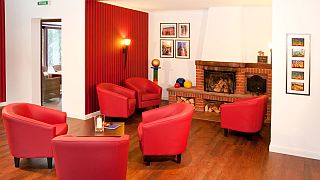 Hundertwasser-Lounge in HEIDE's Hotel-Pension - Foto: Petra Hitz-Bergmann