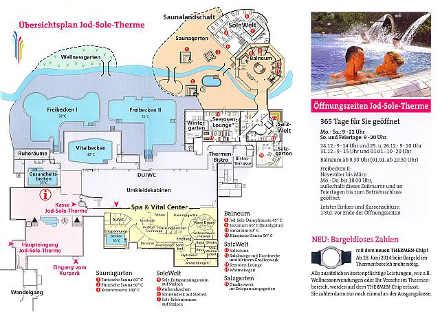 bersicht der Jod-Sole Therme mit Sole- und Salzwelt