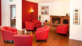 Hundertwasser-Lounge in HEIDE's Hotel-Pension - Foto: Petra Hitz-Bergmann Hundertwasser-Lounge in HEIDE's Hotel-Pension - Foto: Petra Hitz-Bergmann